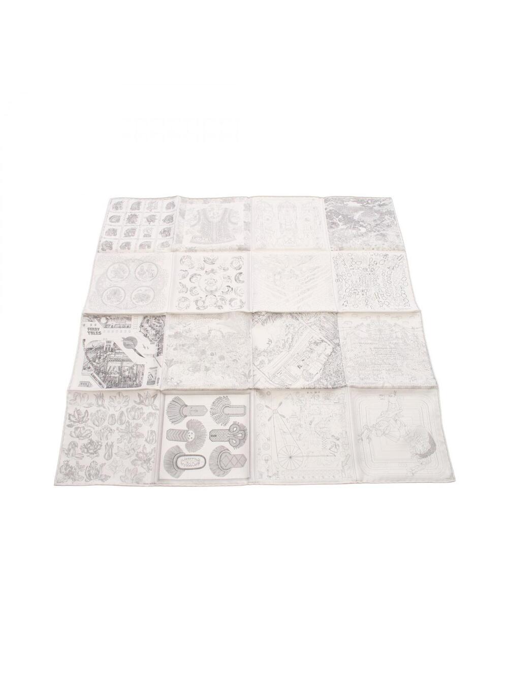 Hermes Carre60 Double Face Robo Caball #377118H52B